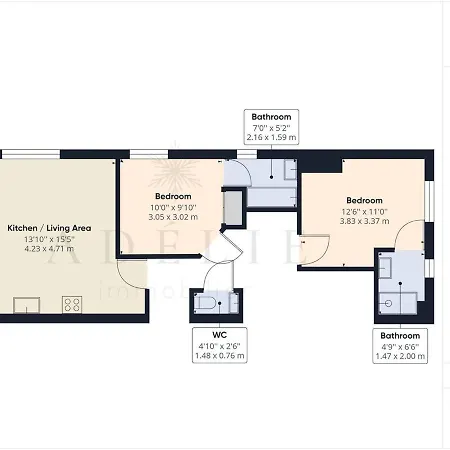 3 Pieces Aux Pieds Des Pistes Avec Balcon, Parking Et Wifi - Fr-1-398-606 Montvalezan